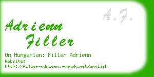 adrienn filler business card